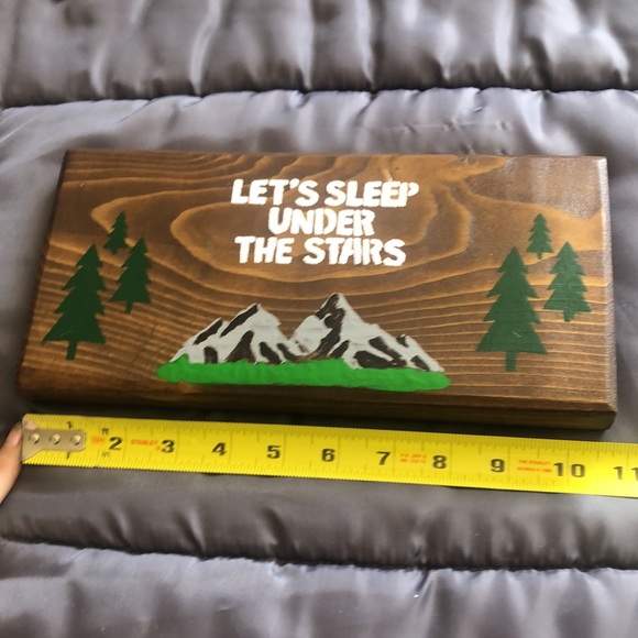 Homemade art on wood - Picture 2 of 4